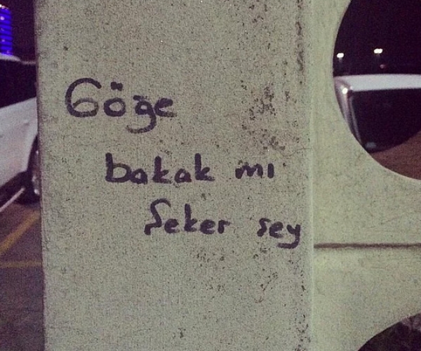 Göğe Bakak Mı Şeker Şey?